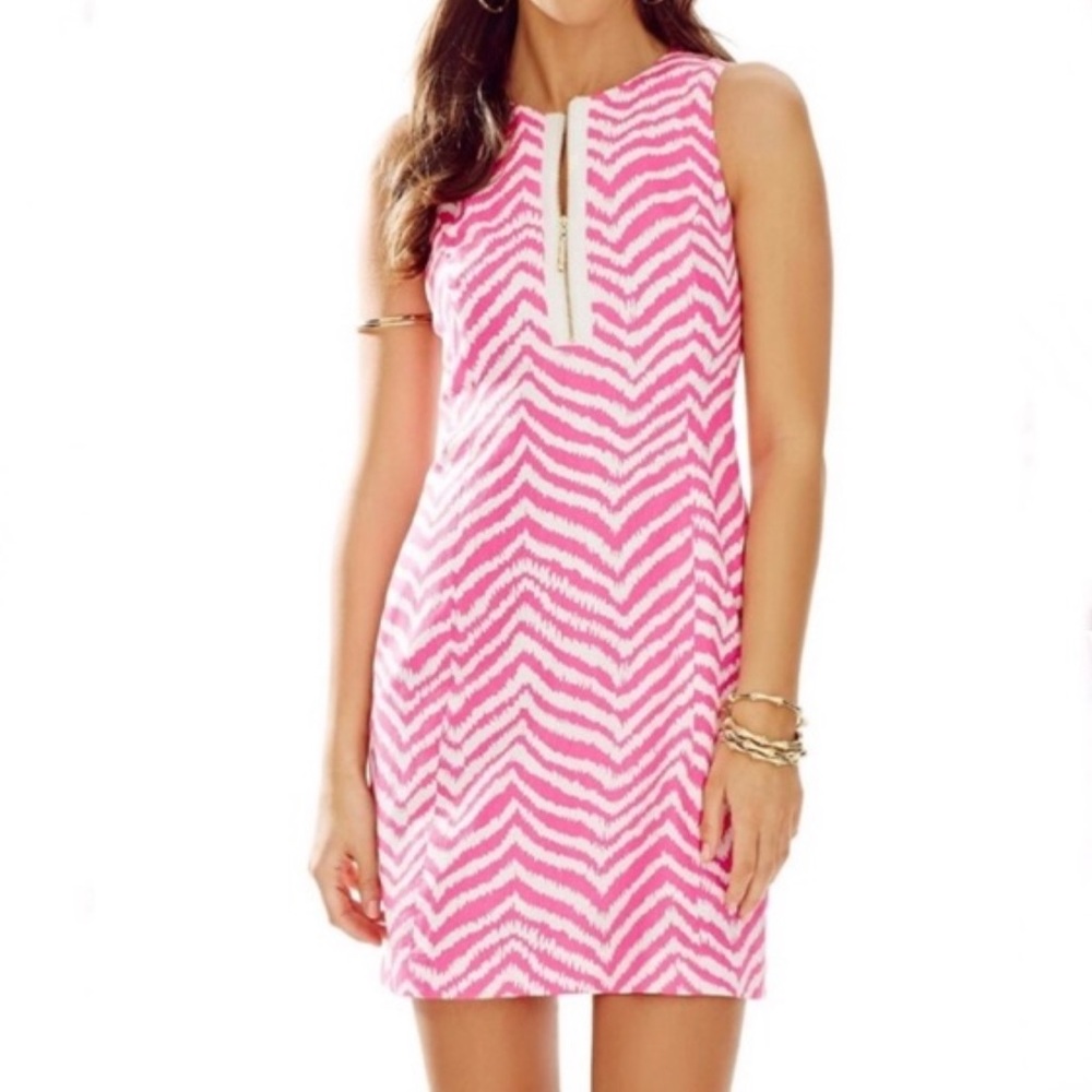 Lilly Pulitzer Tropical Pink Zebra Shift